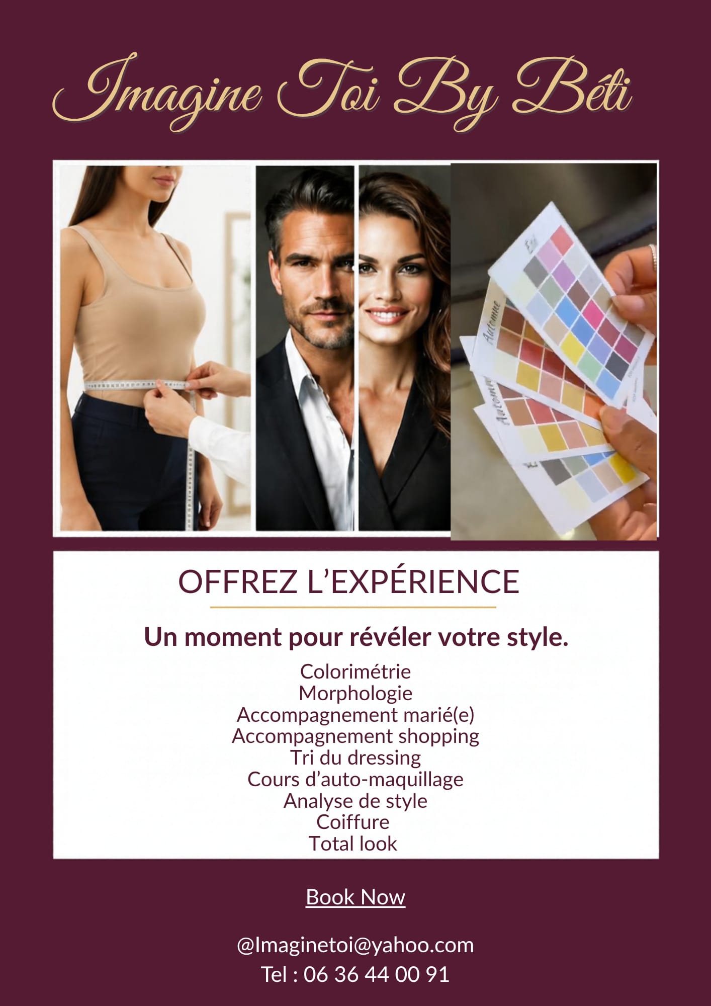 Carte cadeau Imagine-Toi By Béti : offrir une expérience de conseil en image