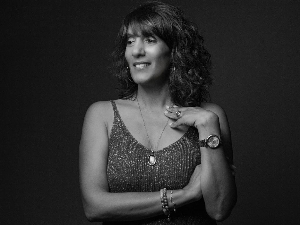 Portrait de Béti en noir et blanc